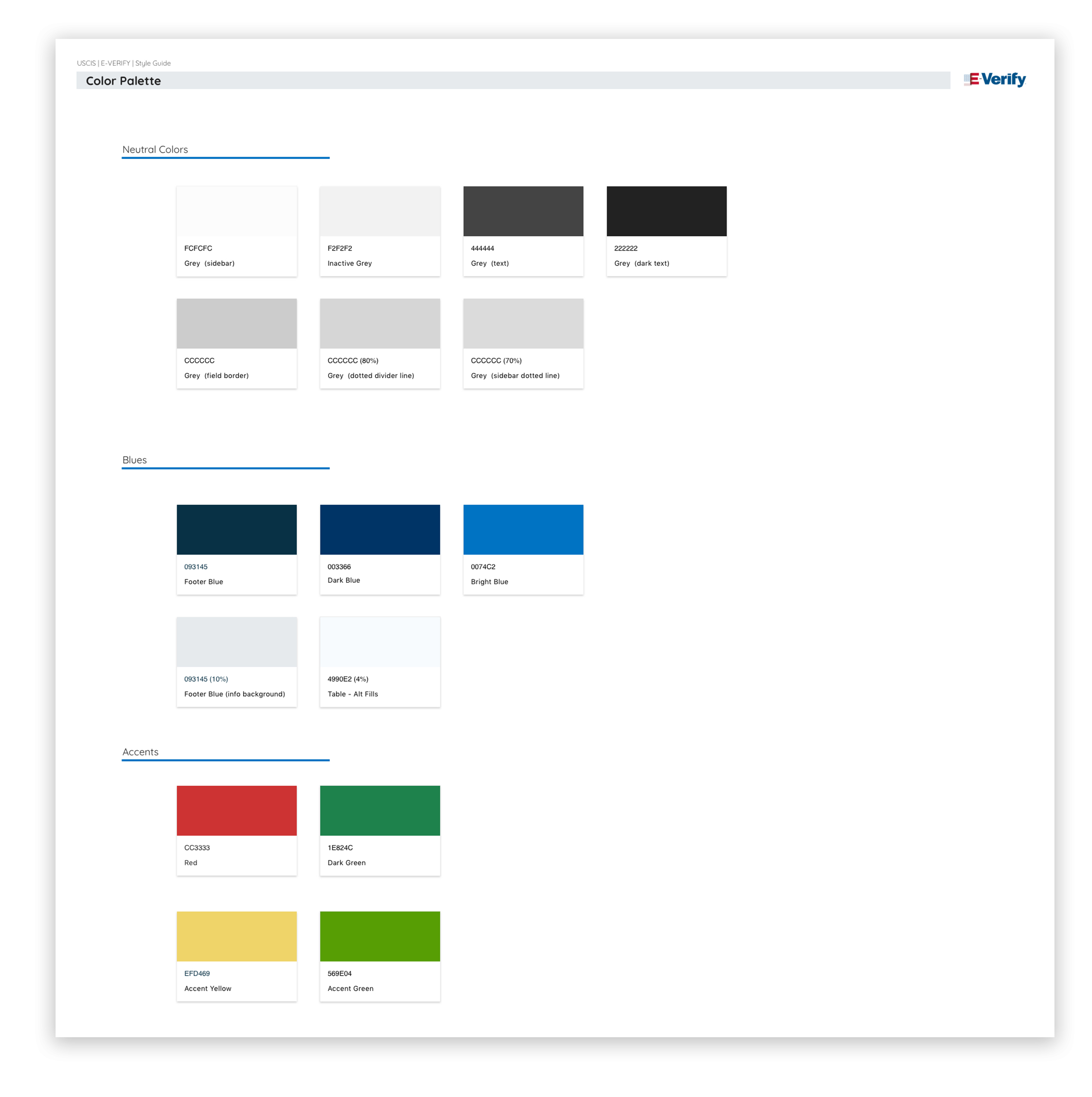 Images of the new e-verify design